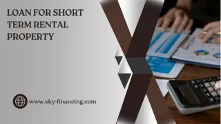 loan for short term rental property