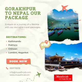 Gorakhpur to Nepal our Package