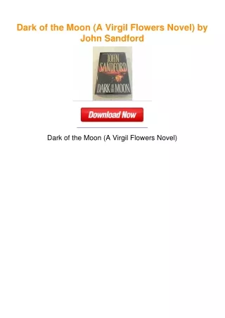 Dark of the Moon (A Virgil Flowers Novel) by John Sandford