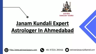 Janam Kundali Expert Astrologer In Ahmedabad | Astro Sanjay Guru