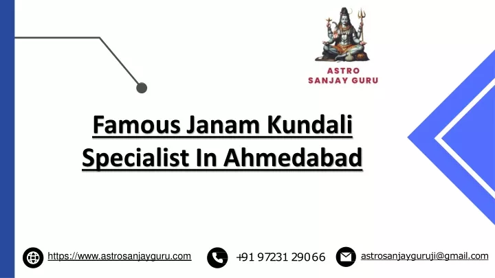 famous janam kundali specialist in ahmedabad