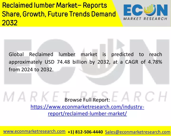 reclaimed lumber market reports share growth