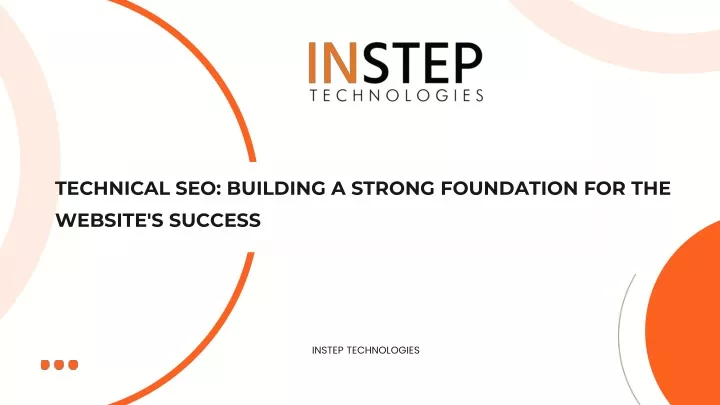 technical seo building a strong foundation