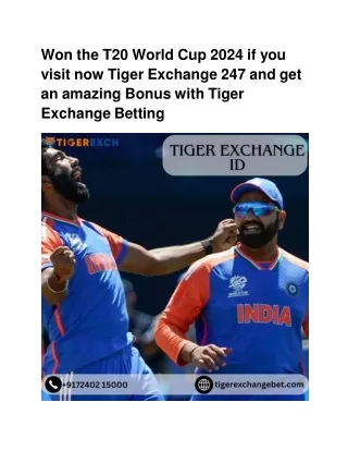 Make your World Cup betting more profitable with Tiger Exchange 247