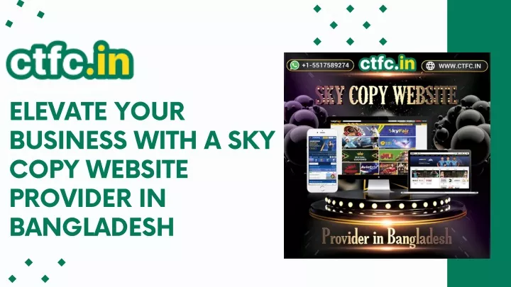 elevate your business with a sky copy website