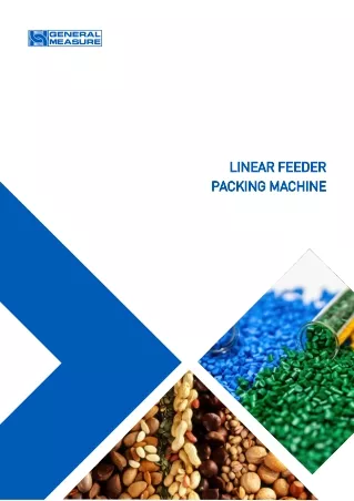 linear feeder packing machine General Measure