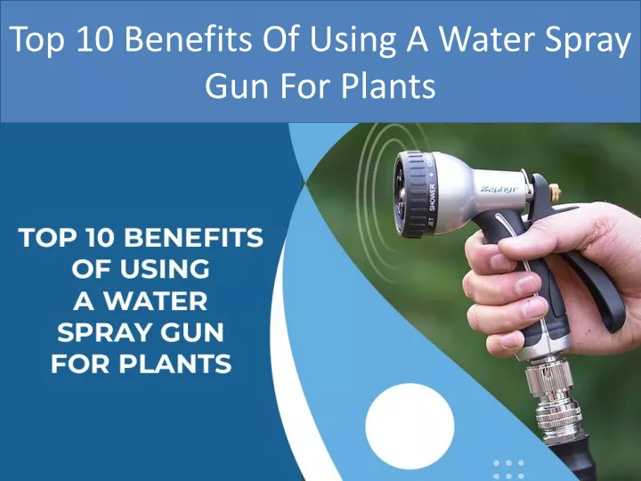 top 10 benefits of using a water spray gun for plants