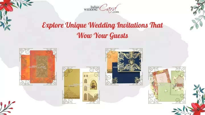 explore unique wedding invitations that wow your