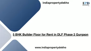 5 bhk builder floor for rent in gurgaon