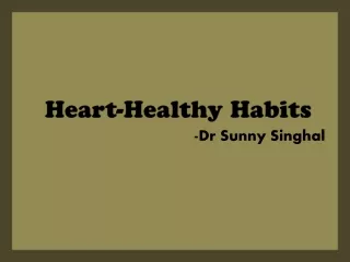 Heart-Healthy Habits