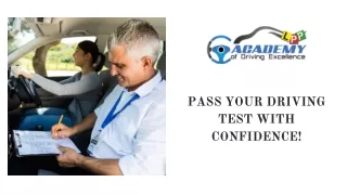 Pass Your Driving Test with Confidence!