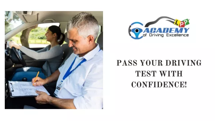 pass your driving test with confidence