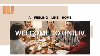 Welcome to Uniliv