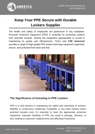 email sales@fspamerica us call 832 808 5251