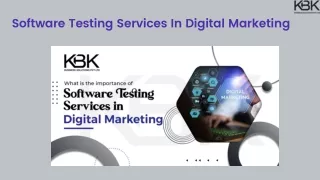 Software Testing Services In Digital Marketing