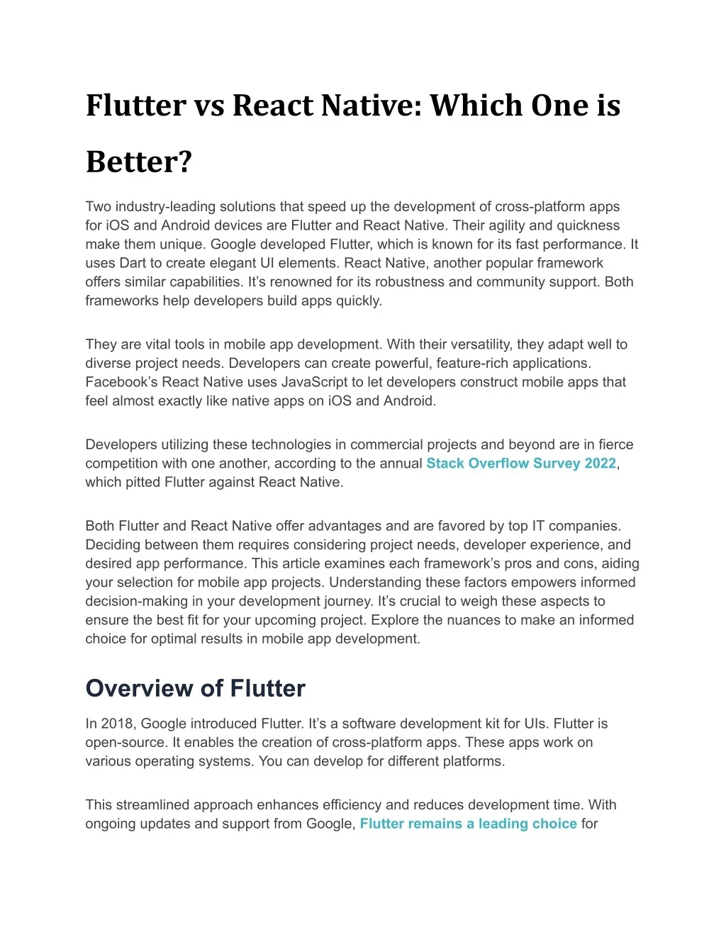 PPT - Flutter vs React Native_ Which One is Better PowerPoint ...
