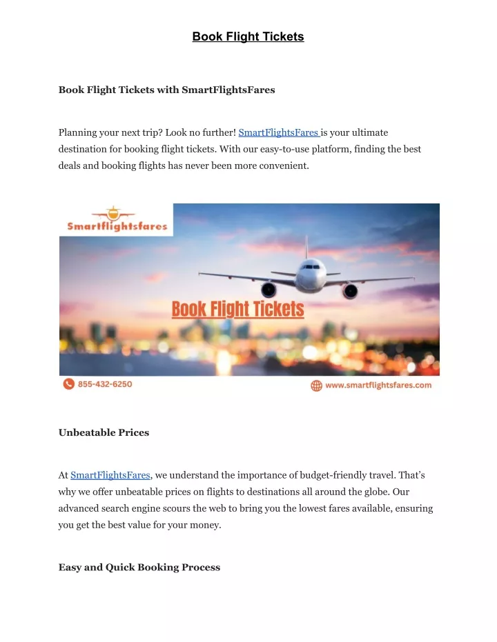 book flight tickets