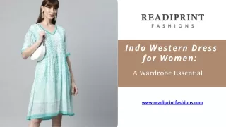 Indo Western Dress for Women A Wardrobe Essential