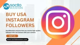 Buy USA Instagram Followers - SocioBoosters