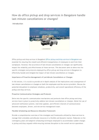 how do office pickup and drop services
