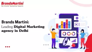 Brands Martini  Leading Digital Marketing agency in Delhi