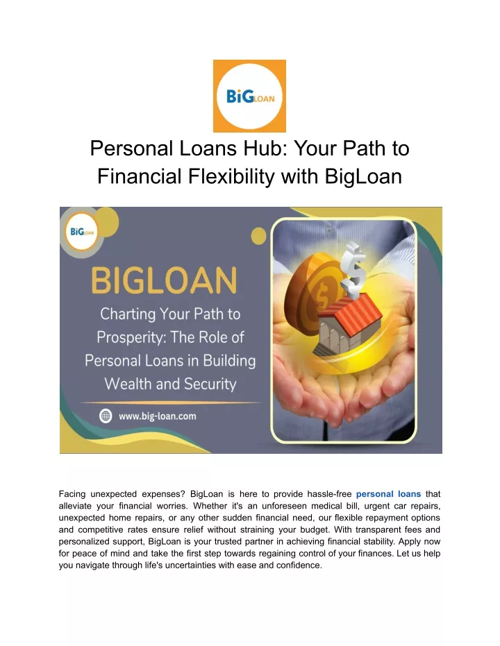 personal loans hub your path to financial