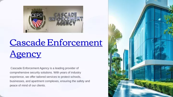 cascade enforcement agency