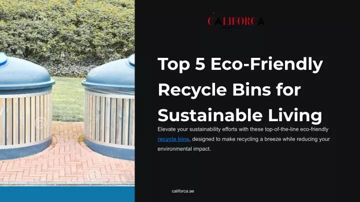 top 5 eco friendly recycle bins for sustainable