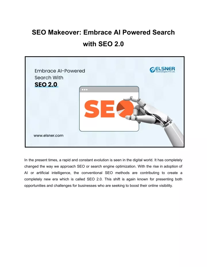 seo makeover embrace ai powered search