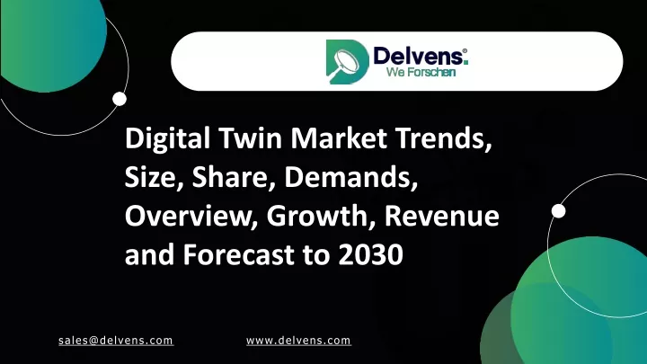 digital twin market trends size share demands