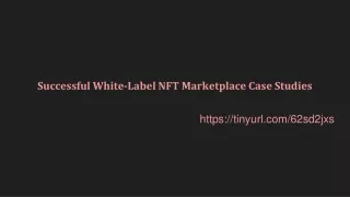 Successful White-Label NFT Marketplace Case Studies