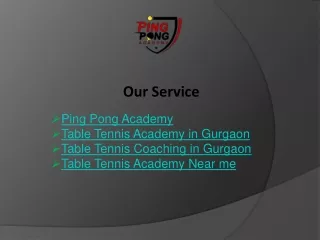 our service