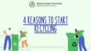 4 Reasons To Start Recycling