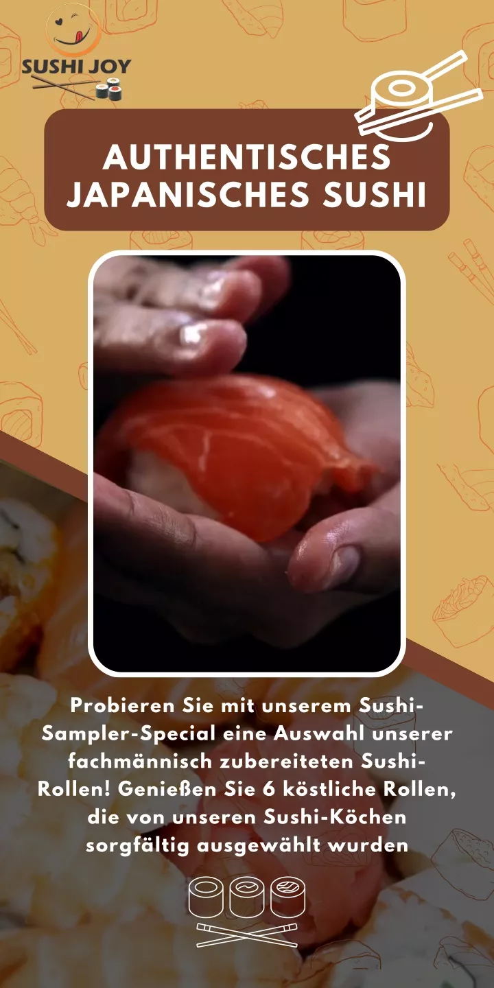 authentisches japanisches sushi