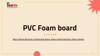 PVC Foam board |Denwud