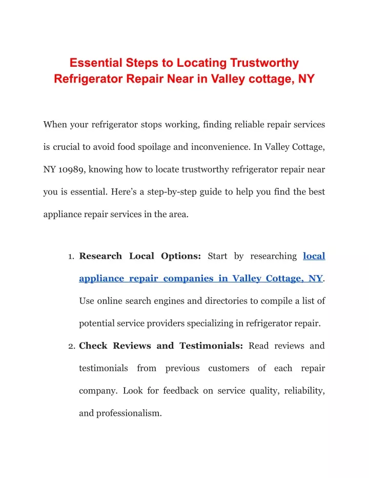 essential steps to locating trustworthy