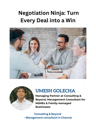 negotiation ninja turn every deal into a win