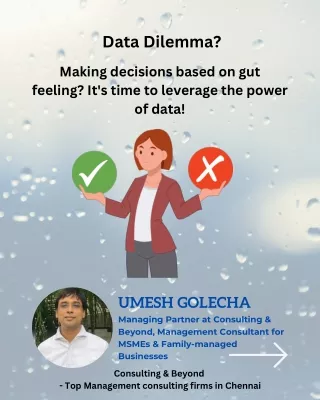 Data Dilemma - Top Management consulting firms in Chennai