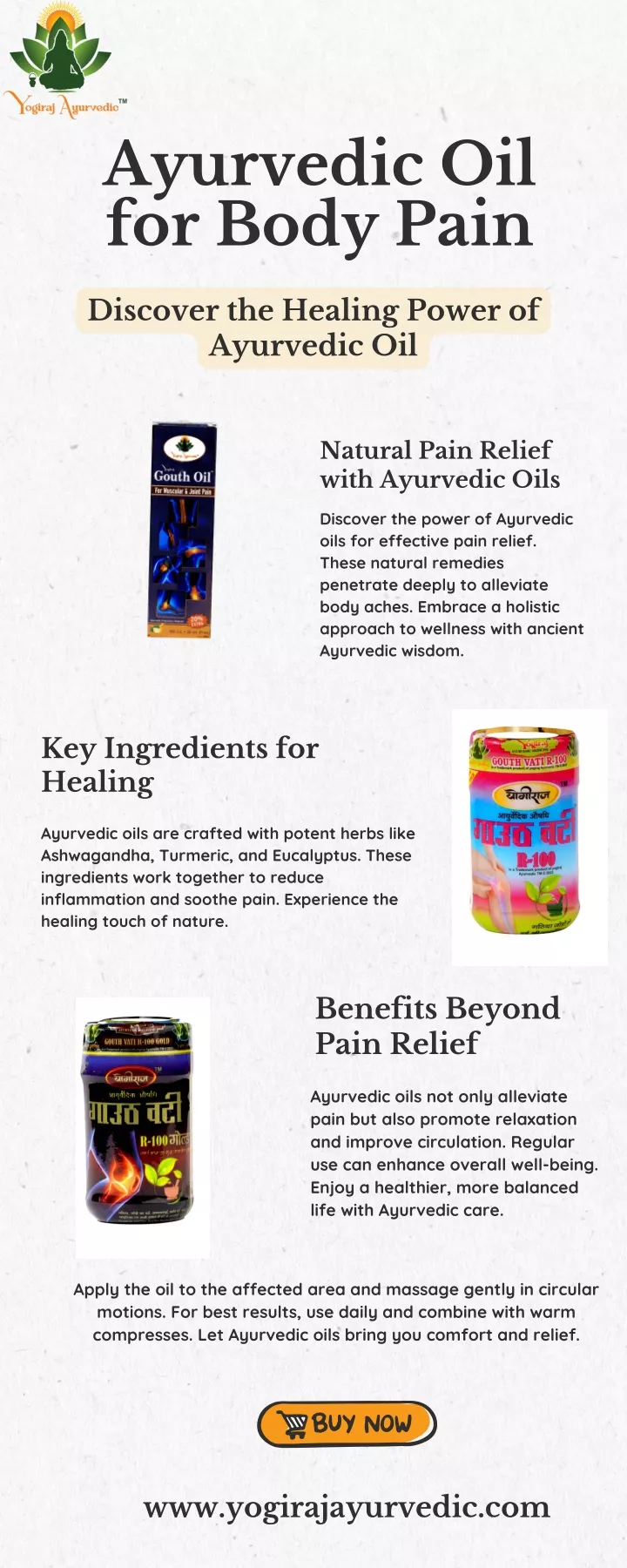 ayurvedic oil for body pain