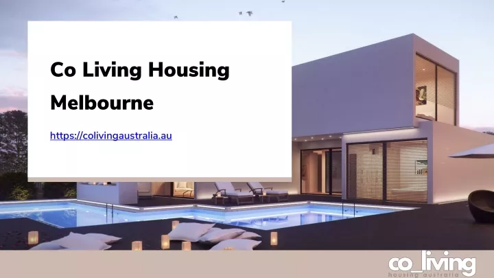 co living housing melbourne