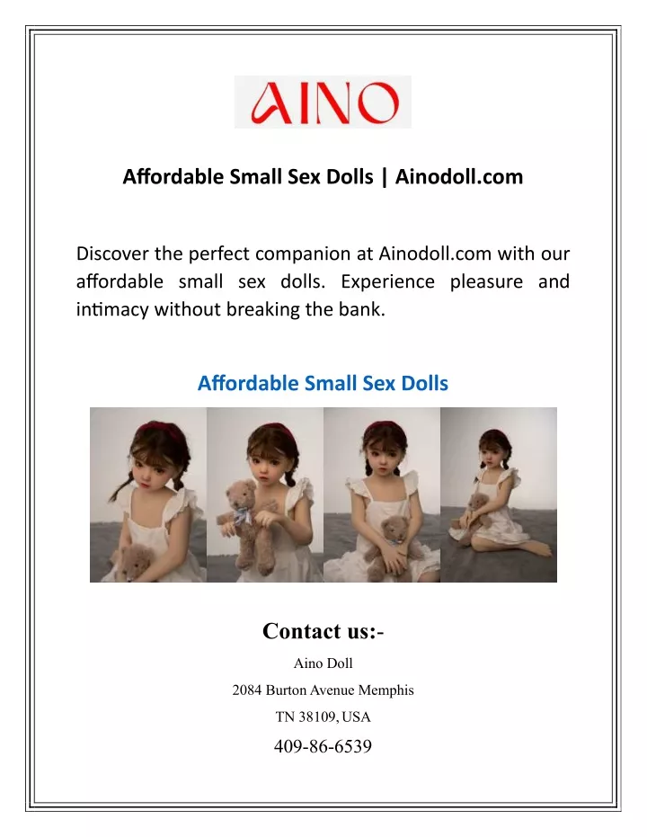 affordable small sex dolls ainodoll com