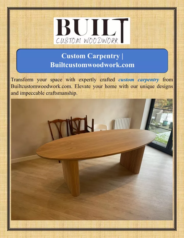 transform your space with expertly crafted custom