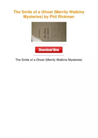 The Smile of a Ghost (Merrily Watkins Mysteries) by Phil Rickman