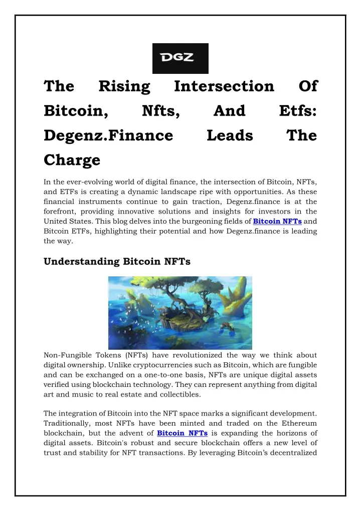 the bitcoin degenz finance charge