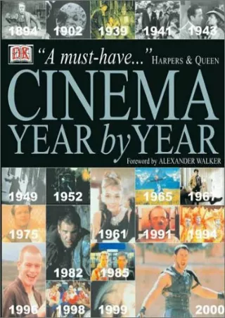 ❤read⚡ Cinema: Year by Year, 1894-2001