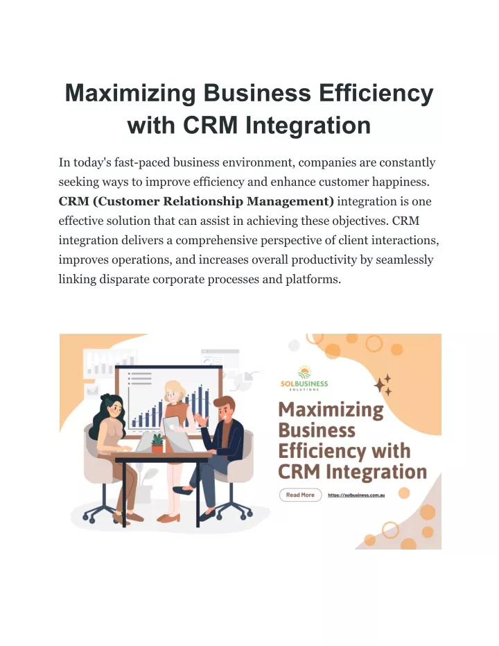 maximizing business efficiency with