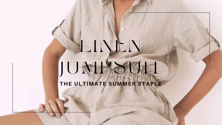 linen jumpsuit