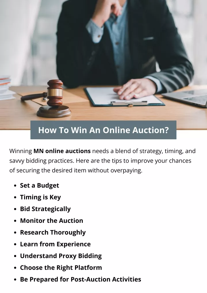 how to win an online auction