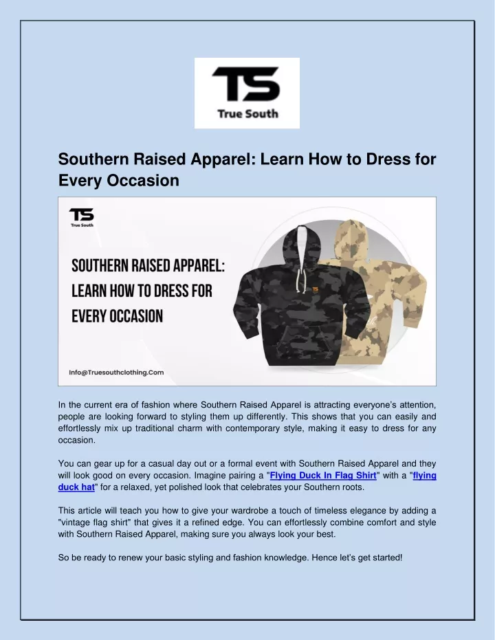 southern raised apparel learn how to dress