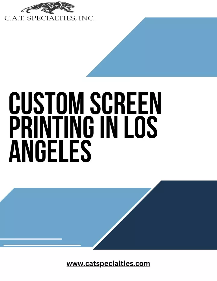 custom screen printing in los angeles